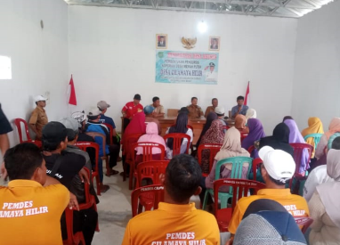 Penyaluran BLT-DD Triwulan III di Desa Cilamaya Hilir